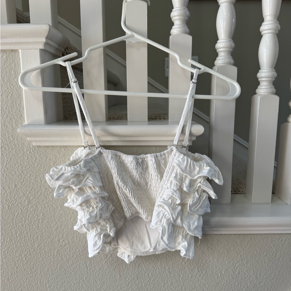 Miou Muse Ruffle Tank - Picture 2 of 3